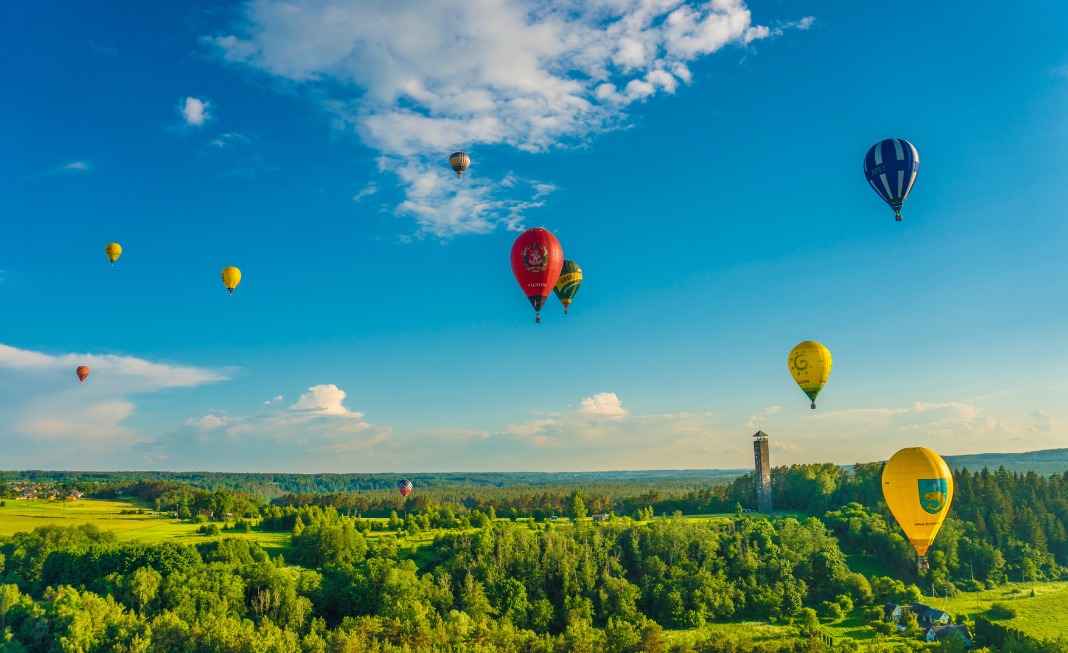 Ką veikti Birštone - skrydis oro balionu